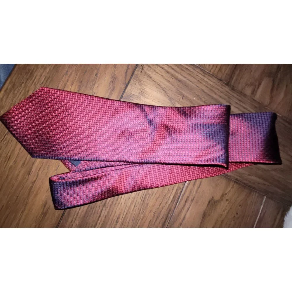 Christmas Holiday Tie Red Silk 100% Christmas Red‎ Long 59